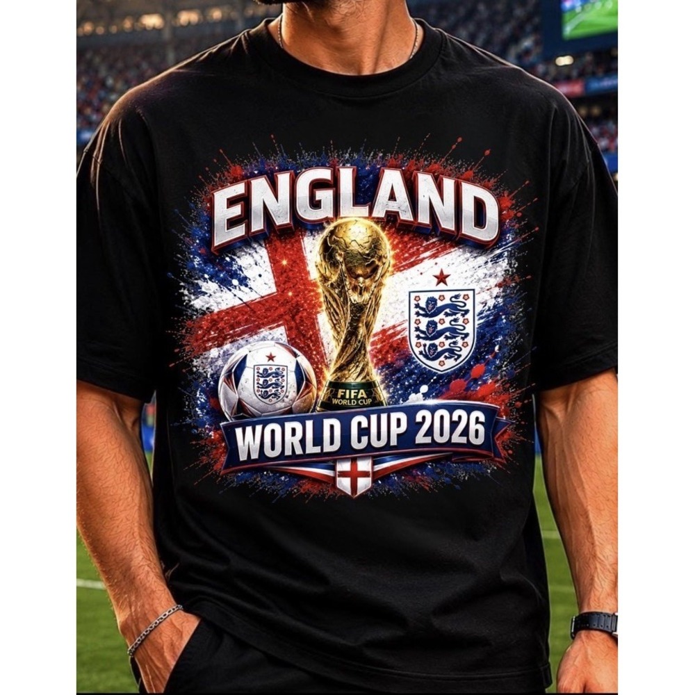 ENGLAND‎ - National Soccer Team 2026 Football Soccer Fans T-Shirt Unisex 2XL